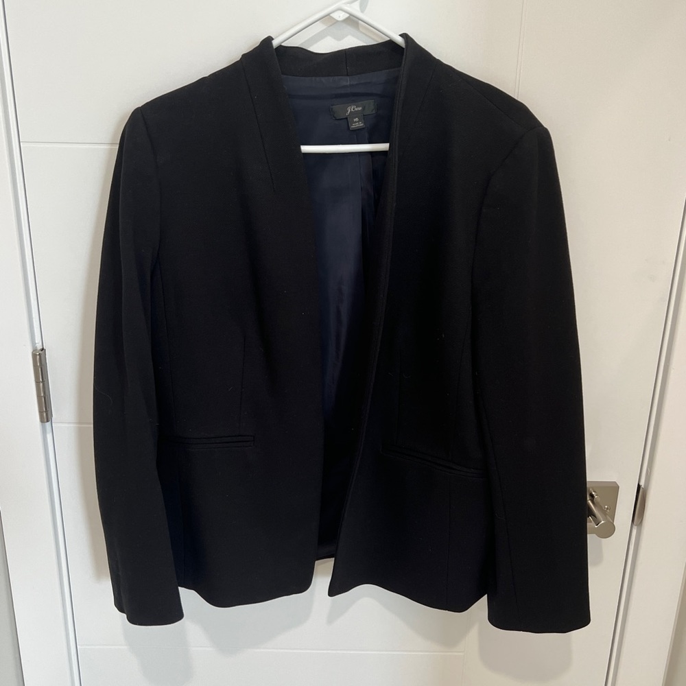 J Crew black women’s blazer